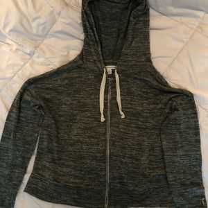 Cropped Green Sweatshirt